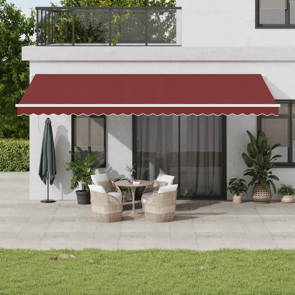 Toldo Retráctil Automático Burdeos 600x350 Cm_1