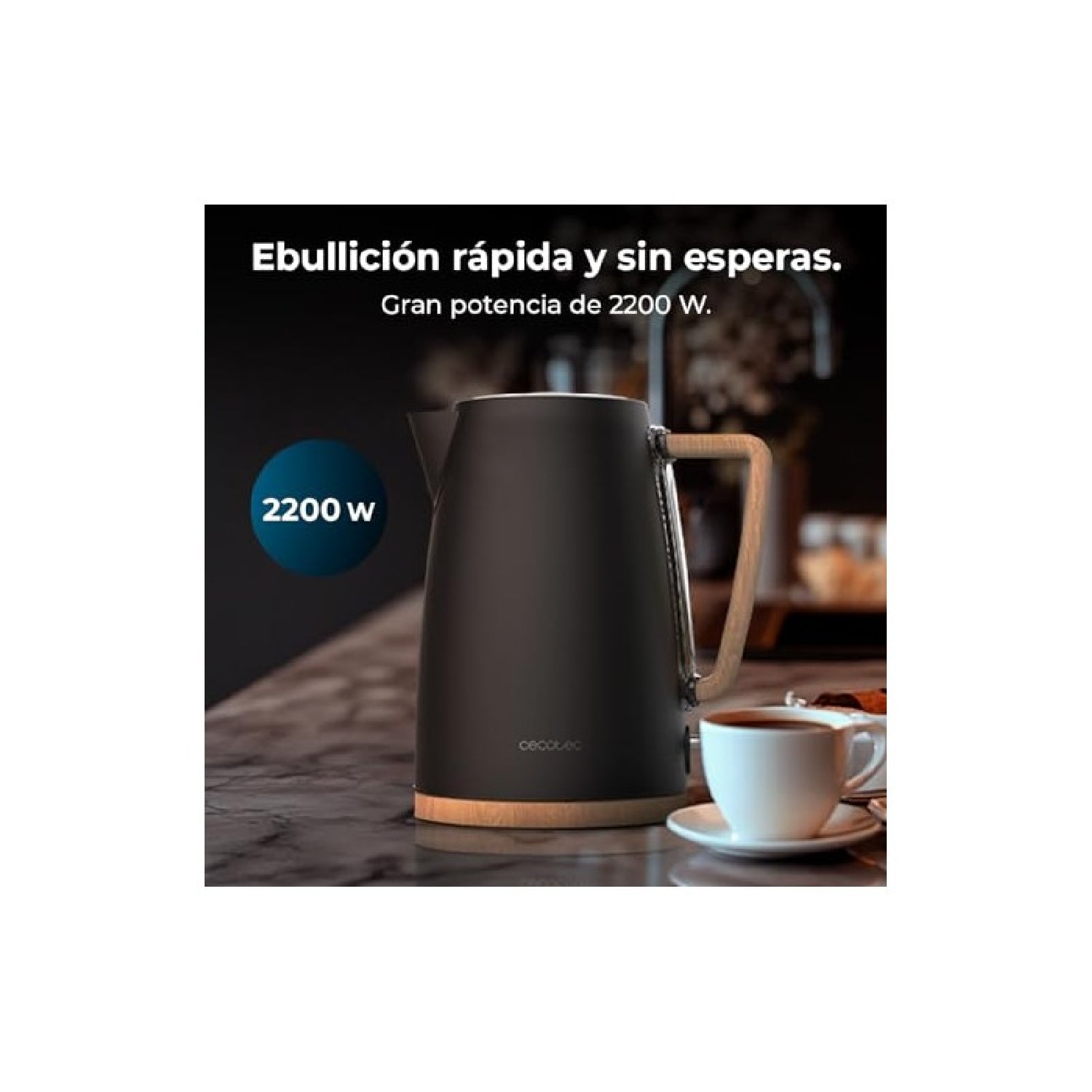 Cecotec Hervidor De Agua Thermosense 200 Woody_3