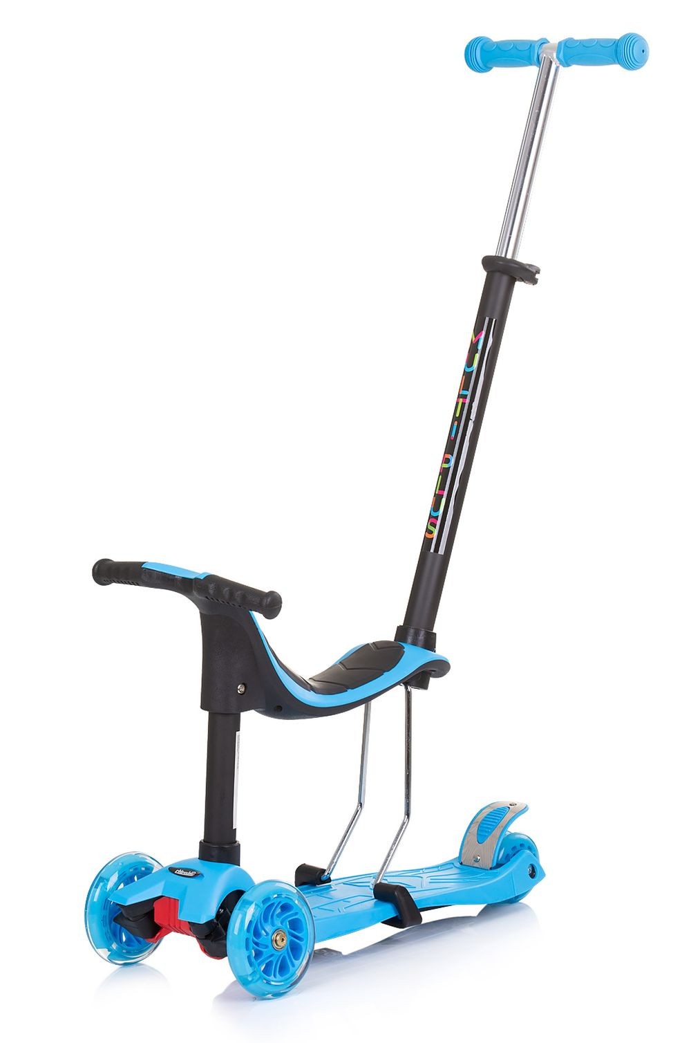 Patinete Infantil 3 En 1 Multi Plus Con Asiento Y Mango Parental Blue_1