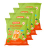 Pack 4x Smilondas Snack de Maiz, garbanzo, lenteja y Zanahoria Eco, Smileat, 25 g
