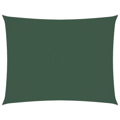 Vidaxl Toldo De Vela Rectangular Tela Oxford Verde Oscuro 5x6 M_0