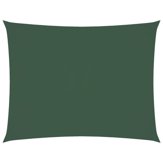 Vidaxl Toldo De Vela Rectangular Tela Oxford Verde Oscuro 5x6 M_0