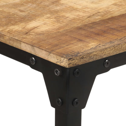 Mesa De Comedor Madera De Mango Rugosa 140x70x76 Cm_2
