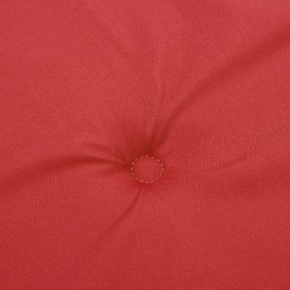 Vidaxl Cojines De Silla De Jardín 2 Uds Tela Oxford Rojo 50x50x4 Cm_5