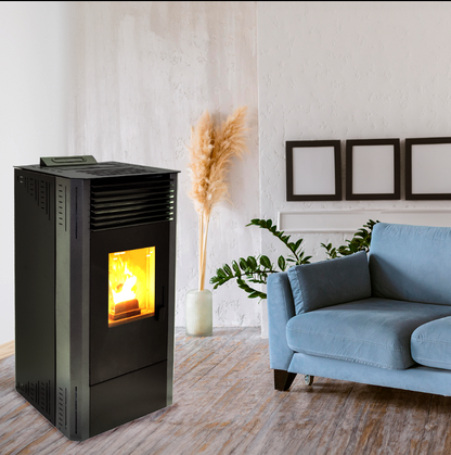 Fabricalor Estufa De Pellets Classic 8 Gris Ventilada_0