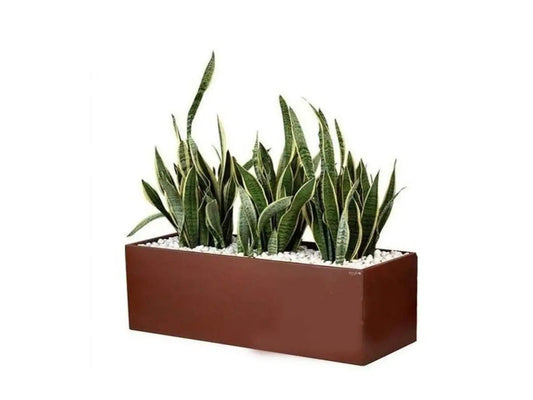 Jardinera Rectangular Acero Corten / Unidad / 100x40x40 Cm_0