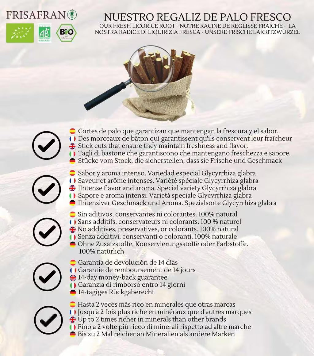 Regaliz De Palo Ecológico Fresco | Frisafran 1 Kg_5
