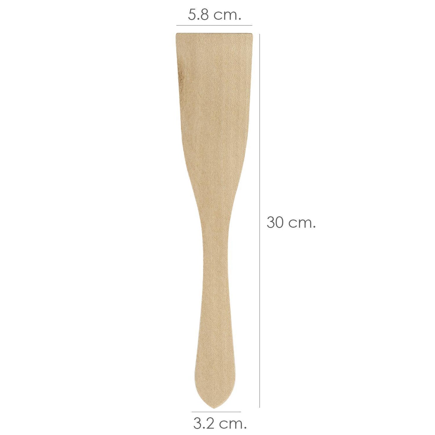 Pala Cocina Madera Sin Ranuras Oryx 30 Cm.