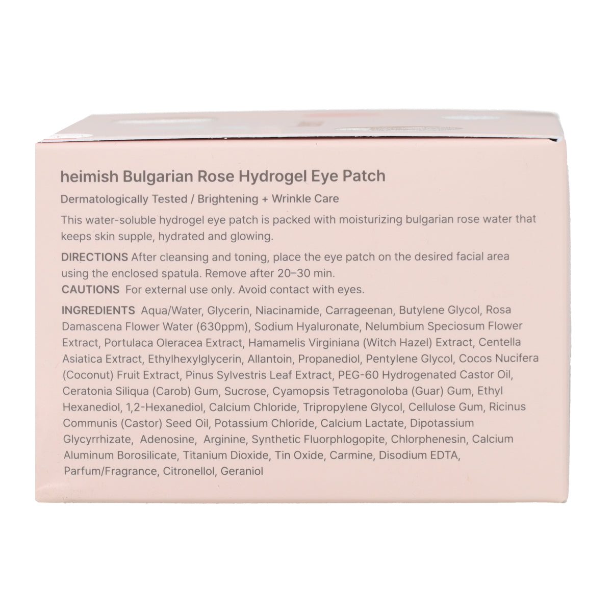 Bulgarian Rose Water Eye Patches Heimish 60pads