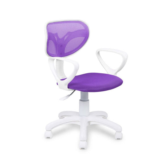 Silla De Estudio Juvenil Touch Pvc, Azul, 40 X 80–90 X 38cm_0