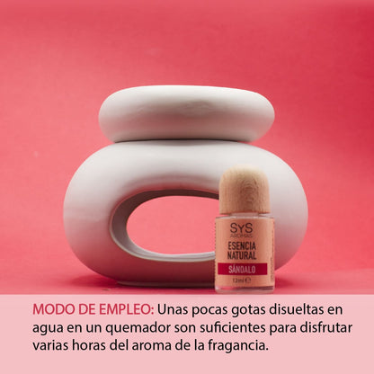 Esencia Natural Sándalo SYS Aromas 12 ml | Aroma Especiado y Amaderado | Para Quemadores y Humidificadores_1