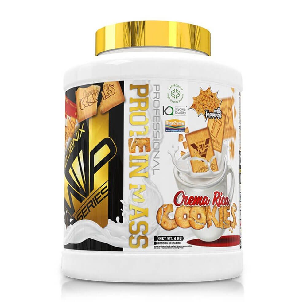 Protein Mass Profesional - 4 Kg - Crema Rica Cookies - Ganadores De Peso Con Proteína - Io.genix_0