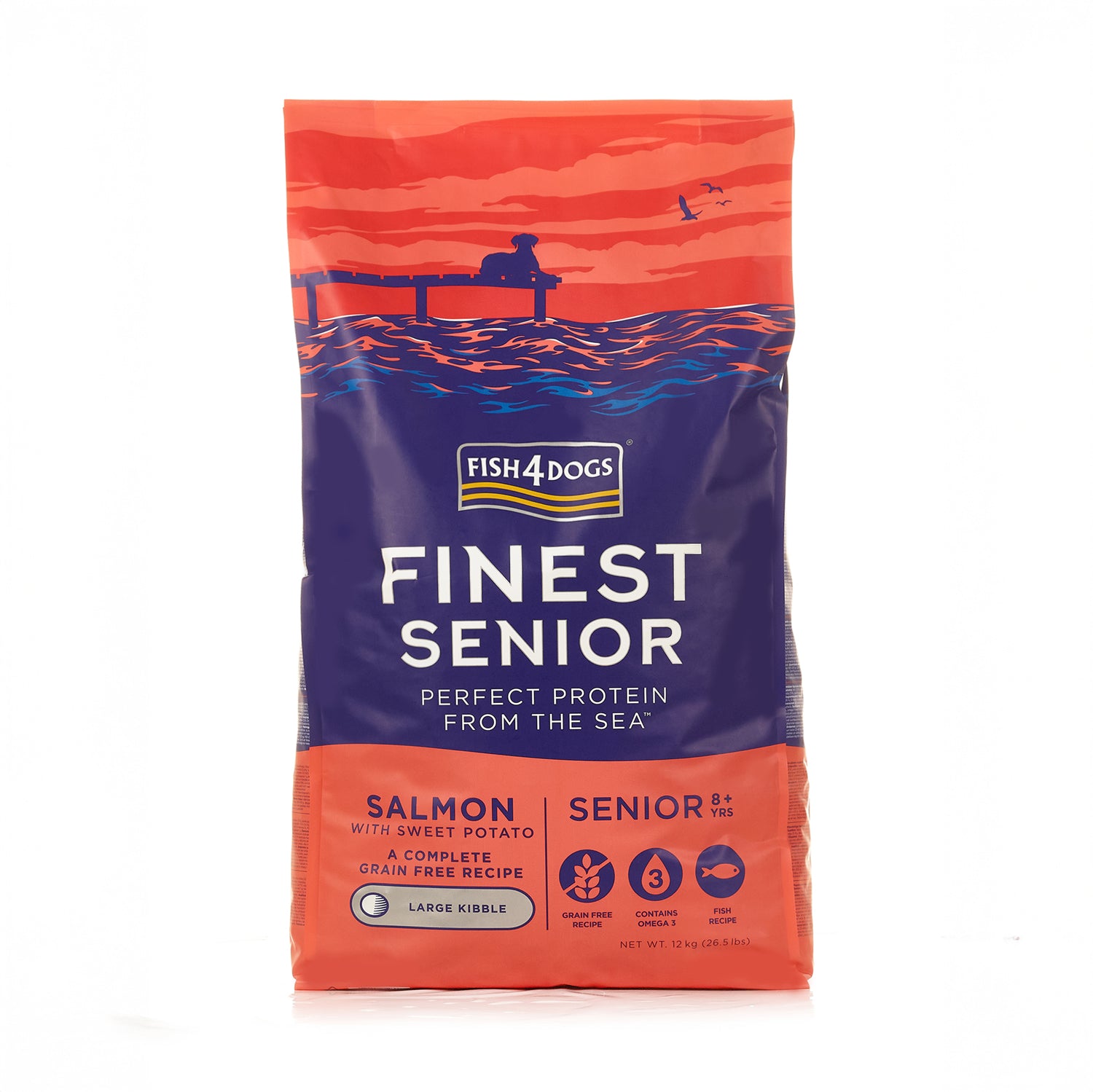 Fish4dogs Pienso Para Perro Senior Sin Cereales – Salmón Y Boniato 6 Kg_1