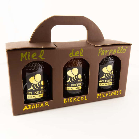 Pack Regalo De 3 Tarros De Miel Del Parpalló – Azahar, Romero Y Milflores_0