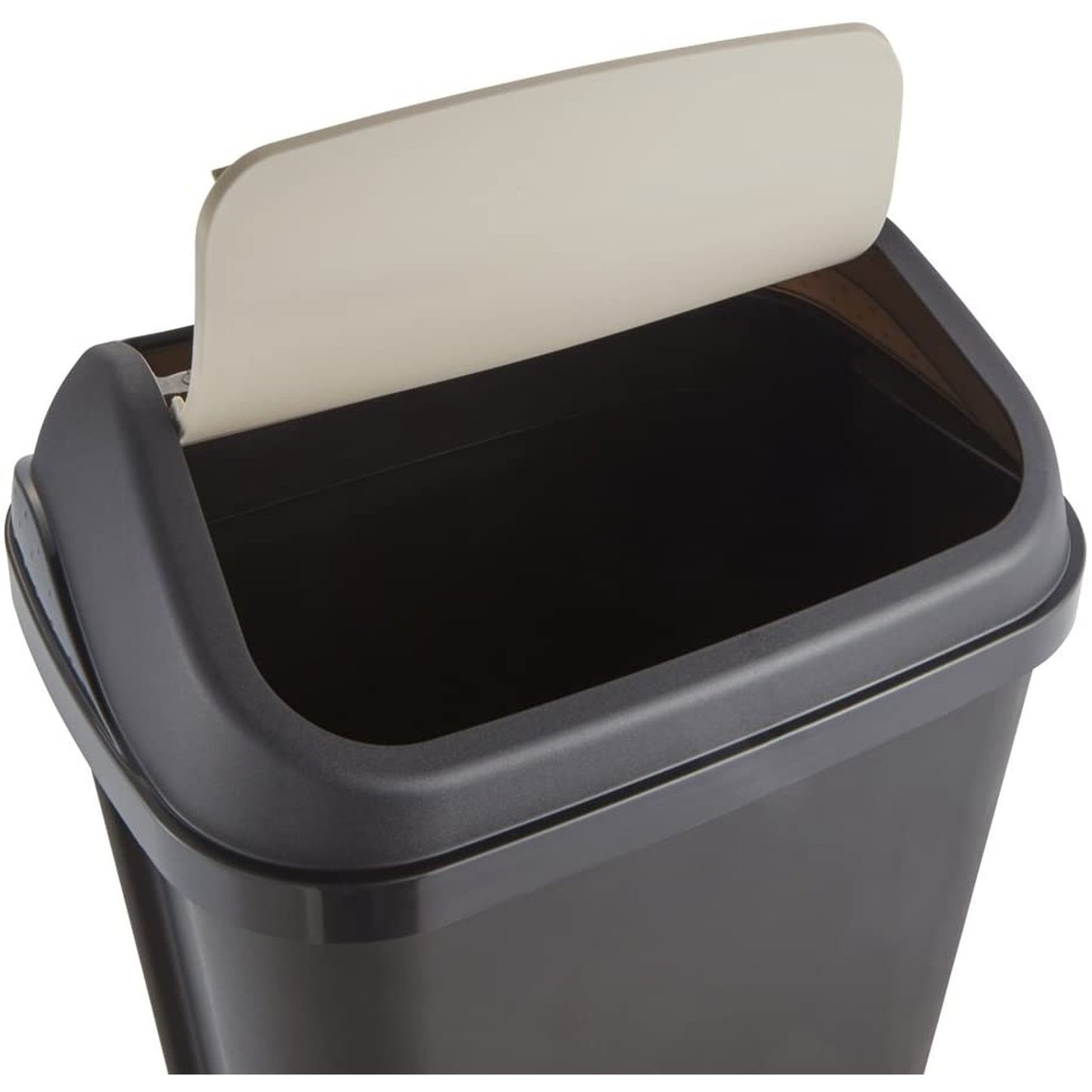 Cubo De Basura Con Tapa Basculante, 50 L, Swantje, Gris Grafito_3
