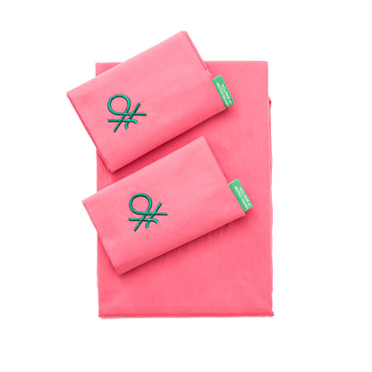 Set 4pzs Sabana King: Sabana Plana (270x280cm C/ Dobladillo Simple 5cm) + Sabana Bajera (200x200+40cm Flap) + 2 Funda De Almohada (50x85cm) 100% Algo_0