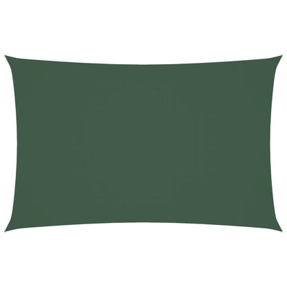 Vidaxl Toldo De Vela Rectangular Tela Oxford Verde Oscuro 2x5 M_0