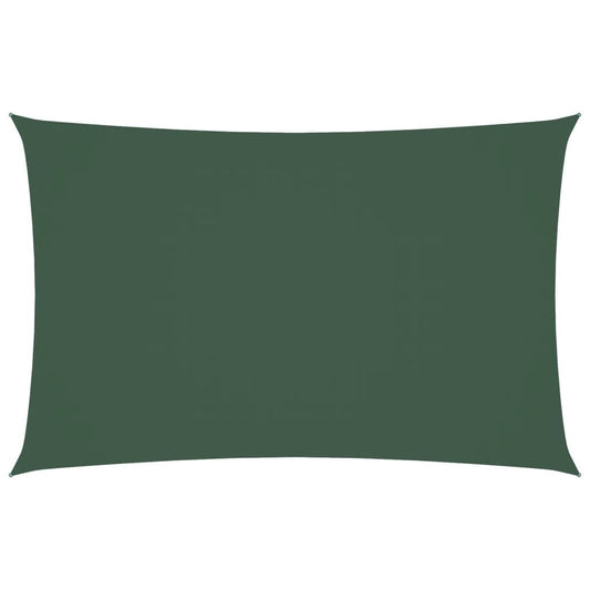 Vidaxl Toldo De Vela Rectangular Tela Oxford Verde Oscuro 2x5 M_0