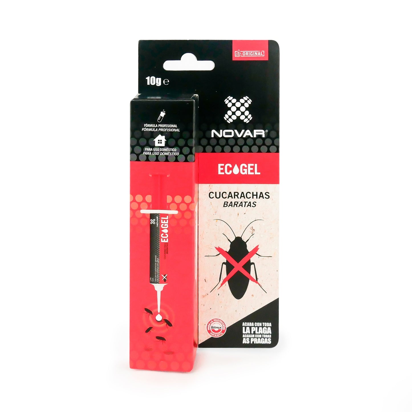 Novar Ecogel Jeringuilla contra cucarachas Ecopack 10 g