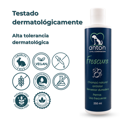 Champú natural para el control de olores en perros – 250 ml_5