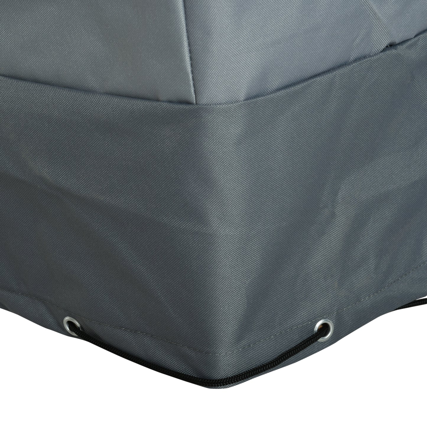 Outsunny Funda Protectora Para Muebles Jardín Tela Oxford 600d Impermeable Gris_3