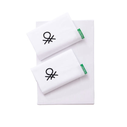Set 4pzs Sabana King: Sabana Plana (260x280cm C/ Dobladillo Simple 5cm) + Sabana Bajera (200x200+30cm Flap) + 2 Funda De Almohada (50x80cm) 100% Algo_0