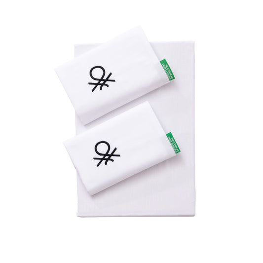 Set 4pzs Sabana King: Sabana Plana (240x290cm C/ Dobladillo Simple 5cm) + Sabana Bajera (175x200+25cm Flap) + 2 Funda De Almohada (50x80cm) 100% Algo