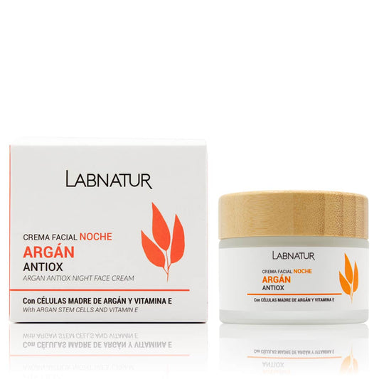 Crema Facial De Noche Argán Labnatur 50 ml | Regeneradora | Nutritiva | Antiedad_0