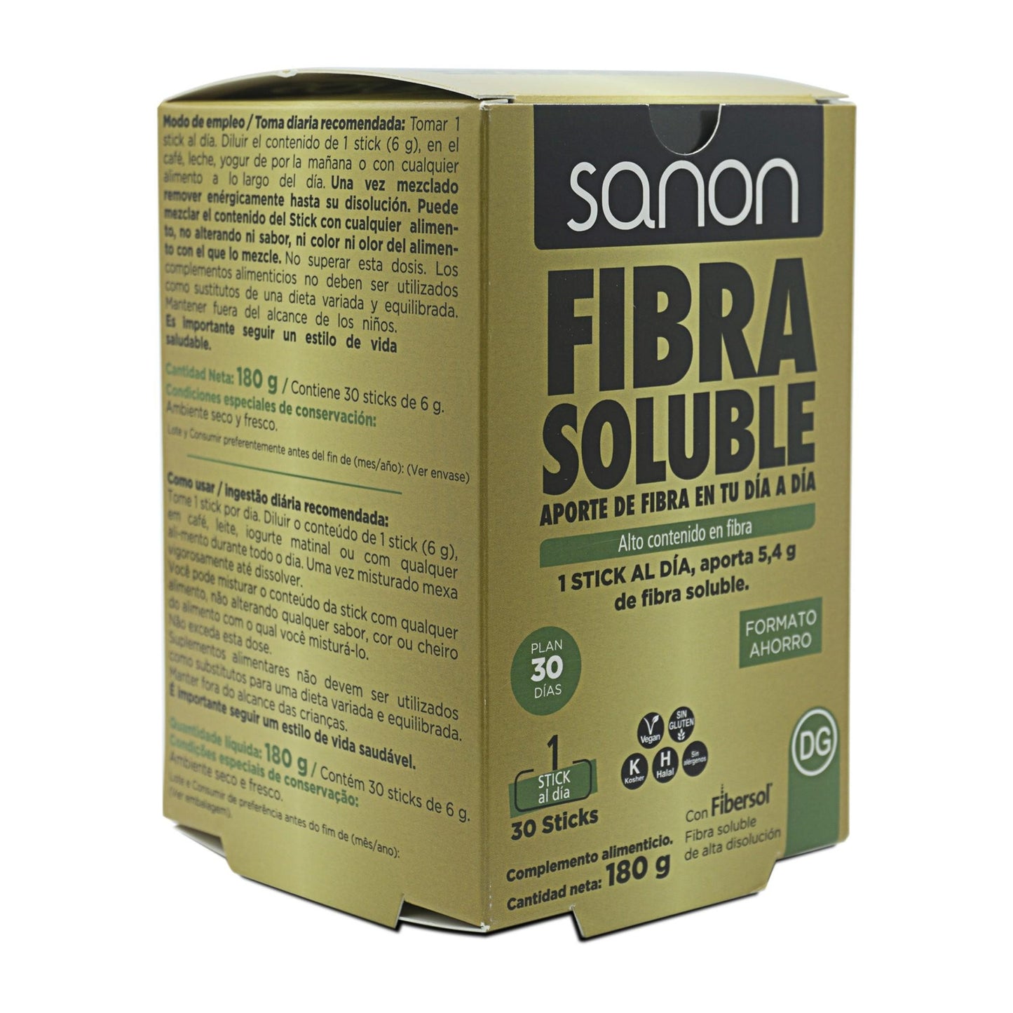 Fibra soluble SANON 30 sticks