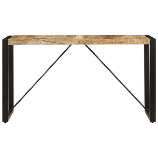 Mesa De Comedor Madera Maciza De Mango 140x70x75 Cm_0