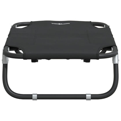 Cama Para Perros Plegable Tela Oxford Y Acero Gris Antracita / Vetonek_0