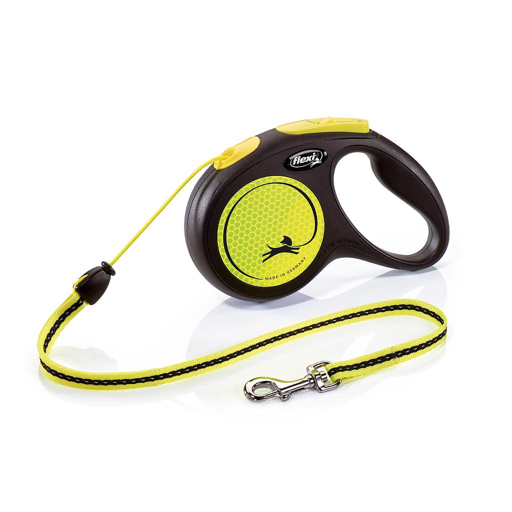 Correa De Cuerda Kerbl Flexi Giantneon M - Longitud: 5 M - Peso Máximo: 20 Kg - Para Perros_0