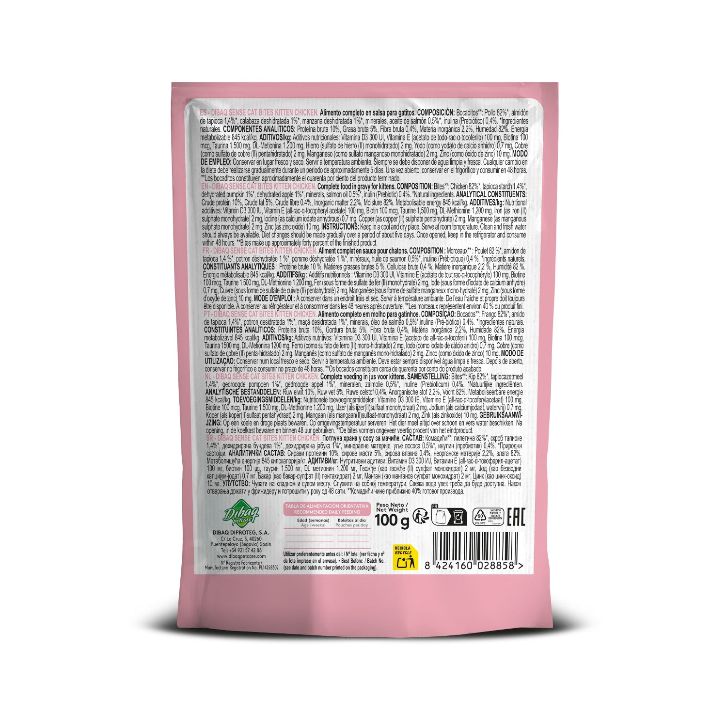 Dibaq Sense Bocaditos En Salsa Gatito, 12 Unidades X 100gr_2