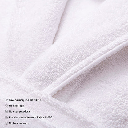 Albornoz L/xl 100% Algodón 360gsm Blanco Scalpers Home_4