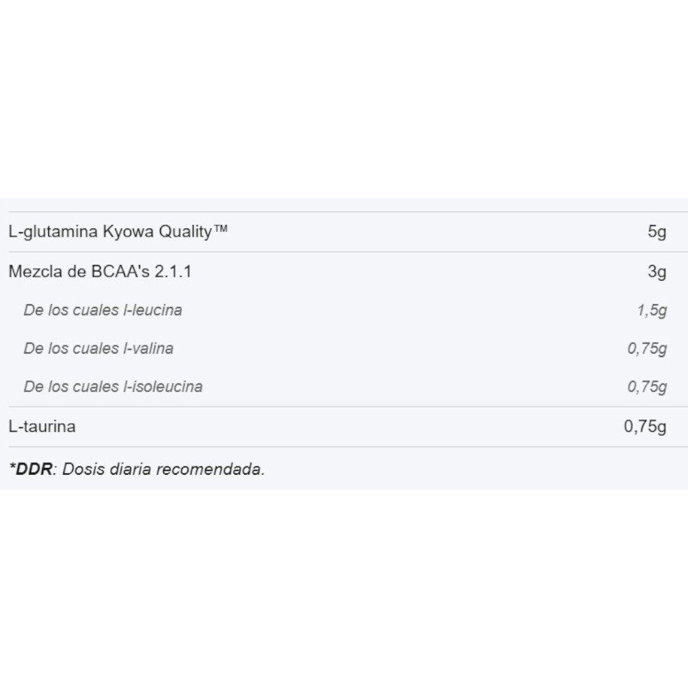 Gluta5 - 400g - Frambuesa - Glutamina - Quamtrax_1