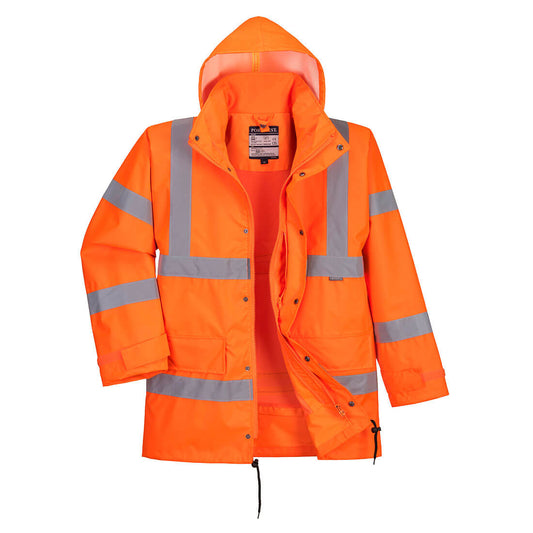 Chaqueta Traffic Hivis Impermeable Y Transpirable / Xxxl / Naranja_0