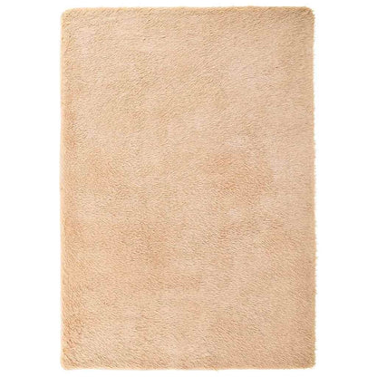 Vidaxl Alfombra Peluda De Pelo Largo Navarra Beige 240x340cm Poliéster_0