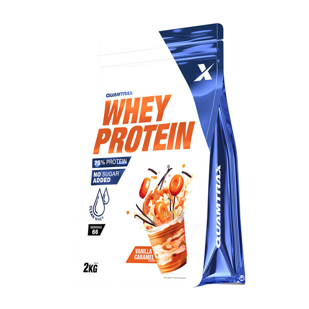 Whey Protein - 2kg - Vainilla Caramelo - Proteina De Suero Whey - Quamtrax_0