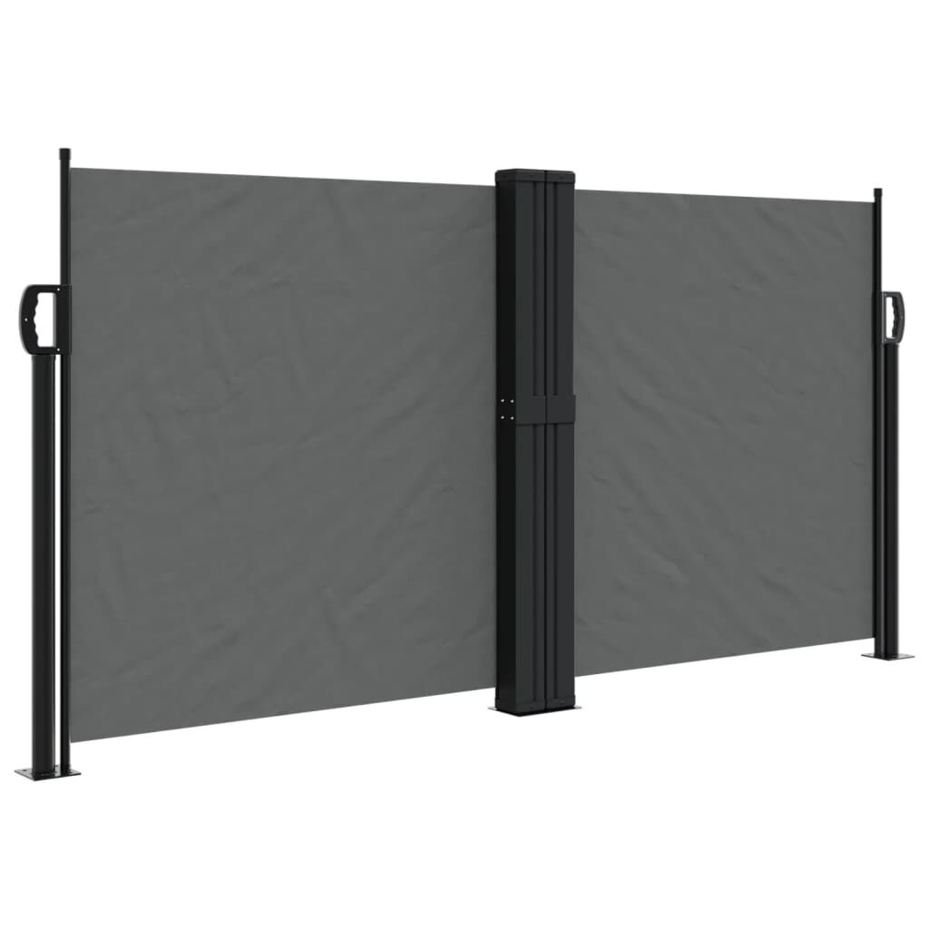 Vidaxl Toldo Lateral Retráctil Gris Antracita 120x1000 Cm_0