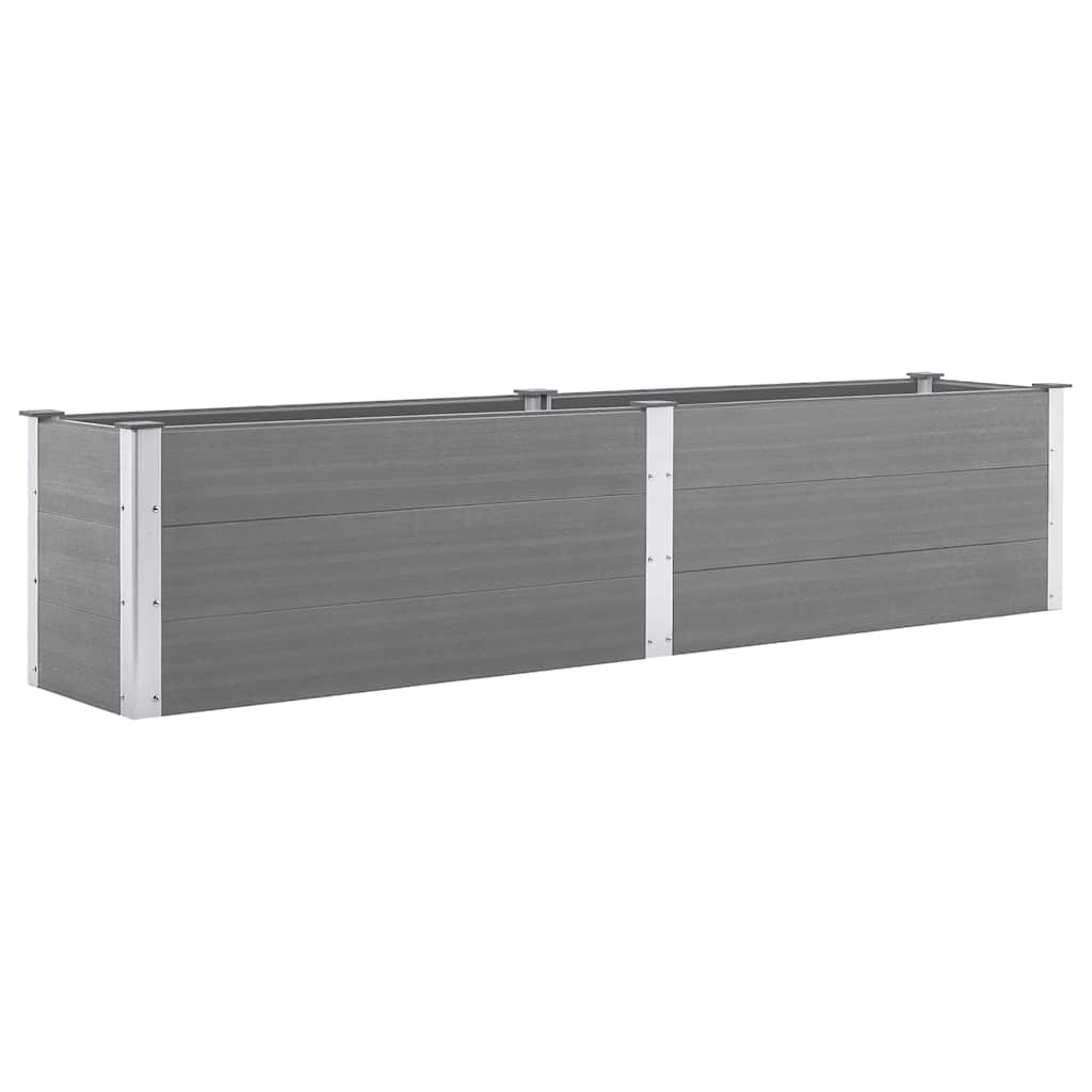 Arriate De Wpc Gris 250x50x54 Cm_0