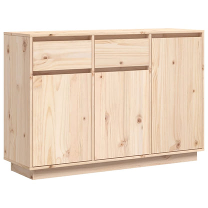 Aparador De Madera Maciza De Pino 110x34x75 Cm_1