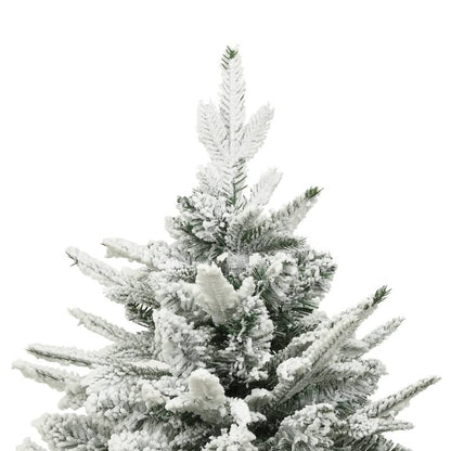 Vidaxl Árbol De Navidad Artificial Con Nieve Pvc Y Pe Verde 240 Cm_1