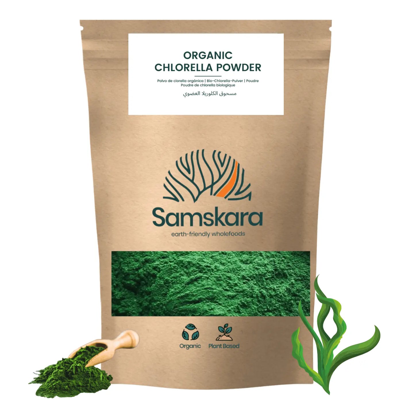 Chlorella En Polvo Bio - 1kg | Superalimento Ecológico Vegano Para Batidos, Smoothies Y Zumos, Sin Azúcares Añadidos_0