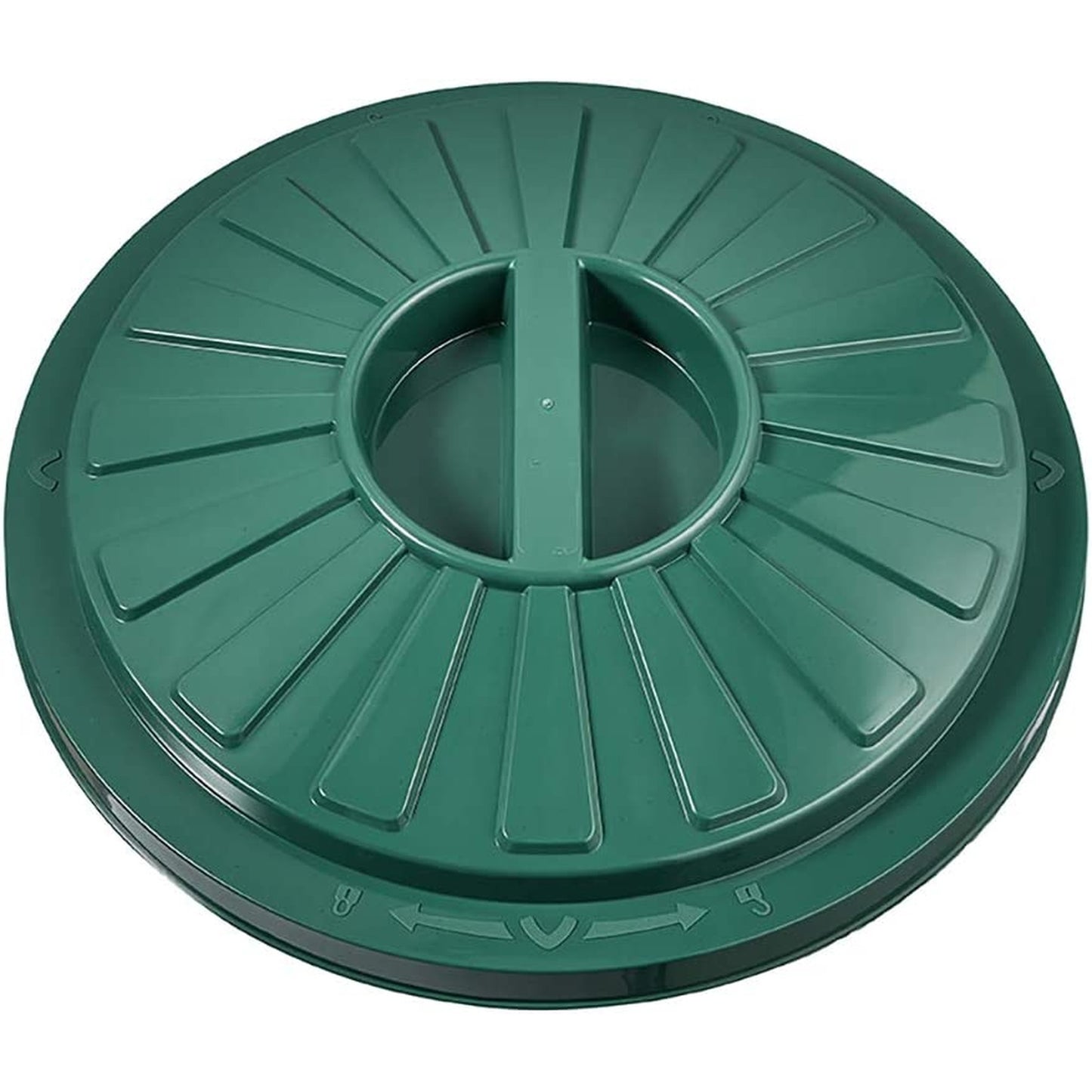 Cubo De Basura Eco / Papelera Polivalente Con Tapa Cerrable, Grande, Plástico Resistente (pp), 23 L, Mats, Verde_4