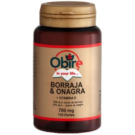 Borraja y Onagra 500 mg Obire 110 cápsulas