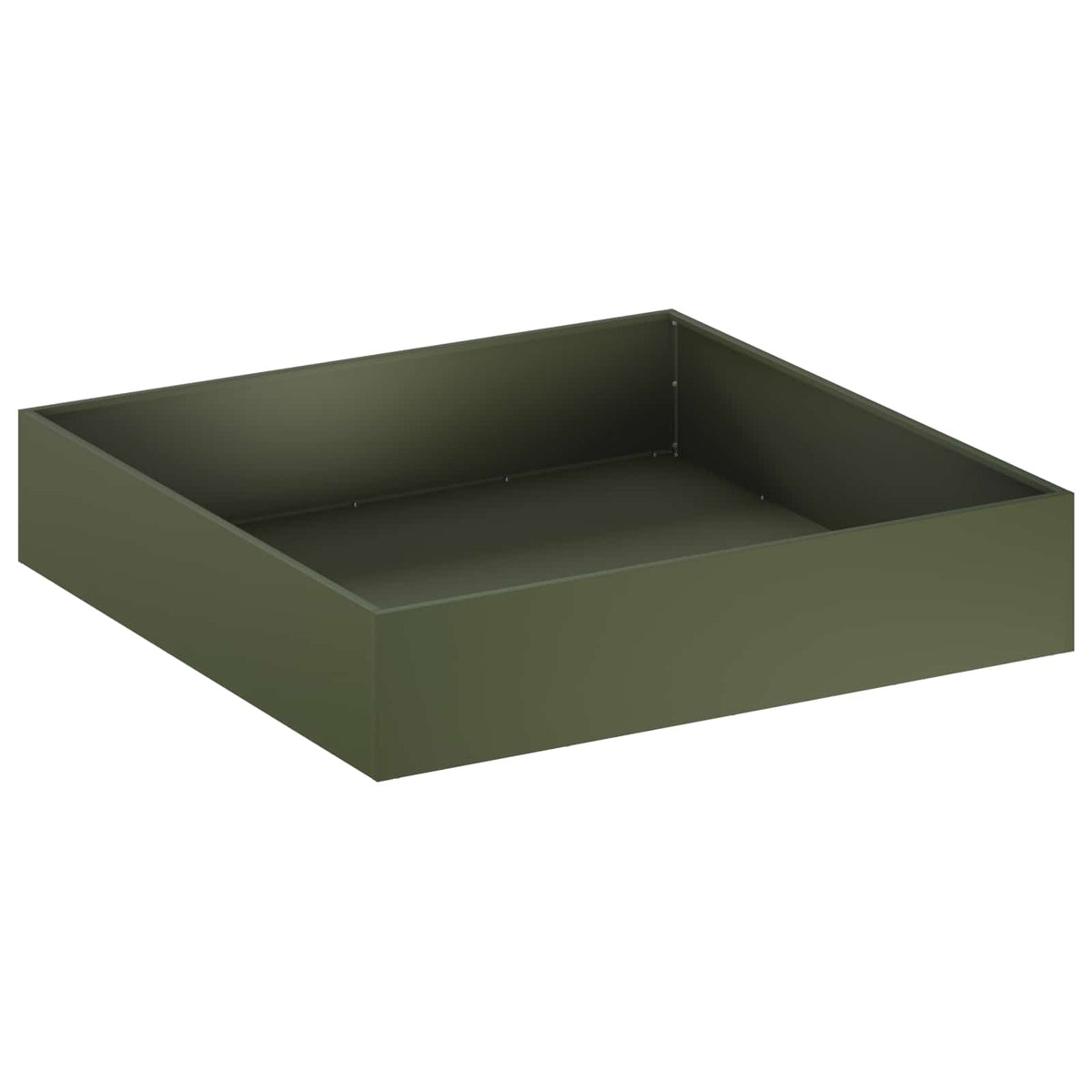 Macetero De Jardín 2 Uds. Verde Oliva 80 X 80 X 20 Cm_2