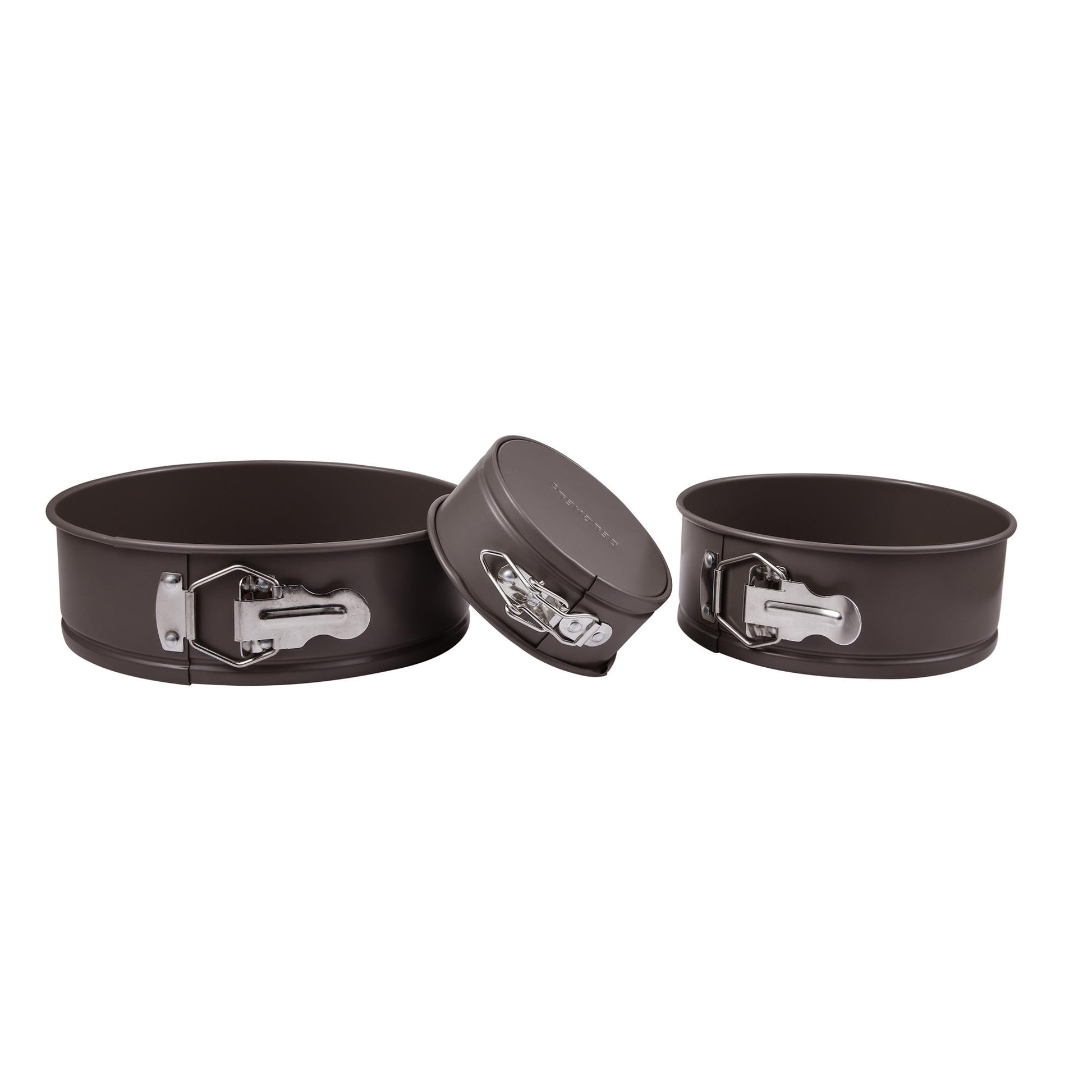 Set De 3 Moldes Para Tartas En Acero Al Carbono Baking Lovers Bergner_0