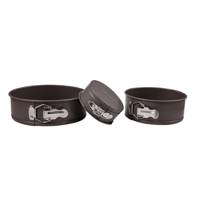 Set De 3 Moldes Para Tartas En Acero Al Carbono Baking Lovers Bergner_0