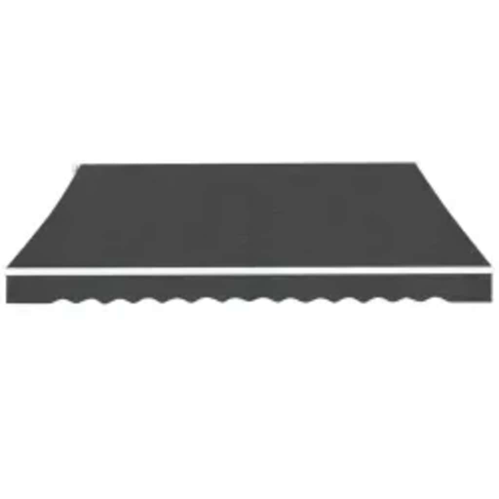 Vidaxl Toldo Plegable De Operación Manual 600 Cm Gris Antracita_1