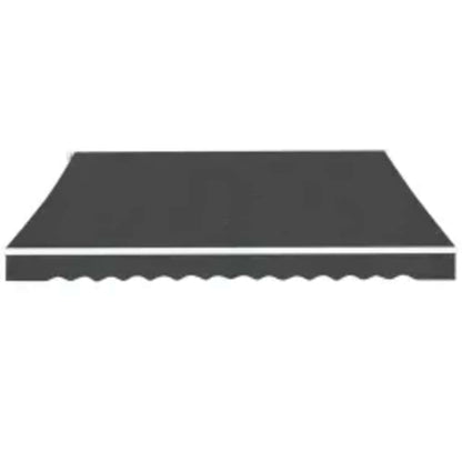 Vidaxl Toldo Plegable De Operación Manual 600 Cm Gris Antracita_1